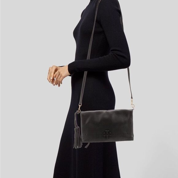 Tory Burch Black Leather Crossbody Bag - Picture 6 of 6